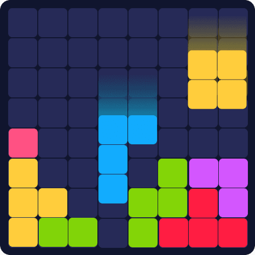 Fading Storm Puzzle Game Blocks